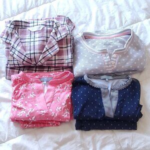 Bundle of 4 Pairs of Pajamas 2 pc PJs Size XS and S LIKE NEW